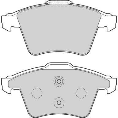 VALEO Bremsbeläge 302628