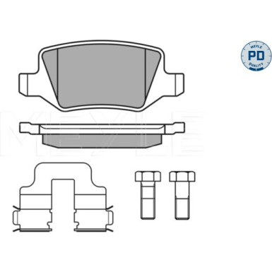 Bremsbelagsatz Db T. W168 A-Klasse/ Vaneo | 025 231 3814/PD