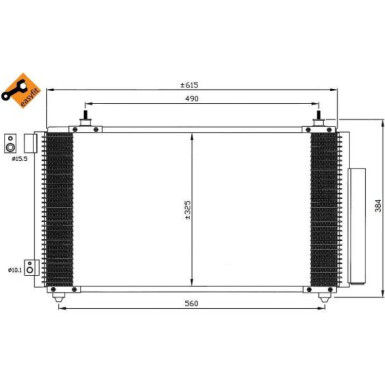 Kondensator, Klimaanlage EASY FIT 35576