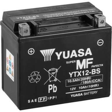 YTX12-BS YUASA - UN2796 | offen, mit Säurepaket YTX12-BS YUASA - UN2796 | offen, mit Säurepaket