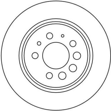 TRW Bremsscheibe | DF1674