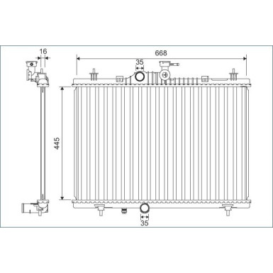VALEO Motorkühler VALEO Motorkühler