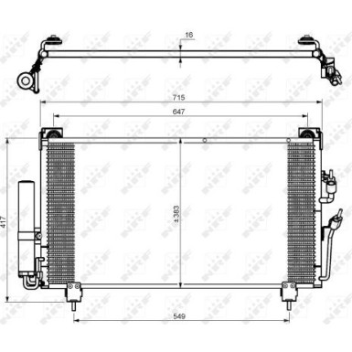 Kondensator, Klimaanlage EASY FIT 35755
