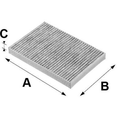 Innenraumfilter Audi A4 00-/A6 97- Mit Aktivkohle | 698683