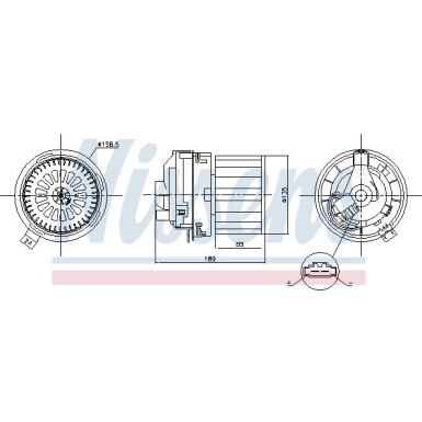 Innenraumgebläse | Renault Clio 13 | 87358