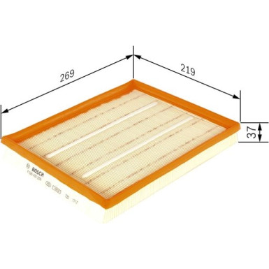Luftfilter | BMW 1,2,3,4 Serie | F 026 400 356