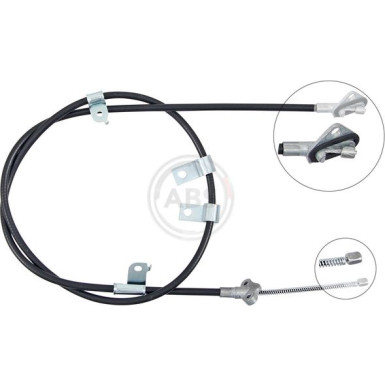 A.B.S. Seilzug, Feststellbremse K14096