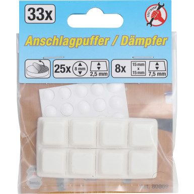 BGS Anschlagpuffer-Satz 33-tlg BGS Do it yourself 80869