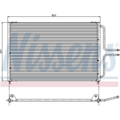 NISSENS Klimaanlagenkühler 94322