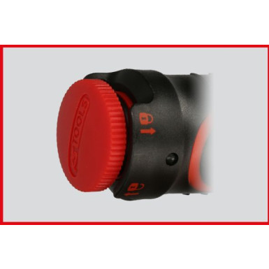 KS TOOLS 1/2"" ERGOTORQUE®Präzisions-Drehmomentschlüssel mit Ratsche und Schwenkrad, 60-320 Nm | 516.1472
