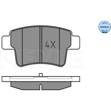Bremsbelagsatz Citroen T. C4 Picasso 07 | 252454016
