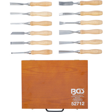 BGS Schnitzwerkzeug-Satz | 12-tlg | 52712