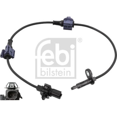 FEBI BILSTEIN Sensor, Raddrehzahl | 175913