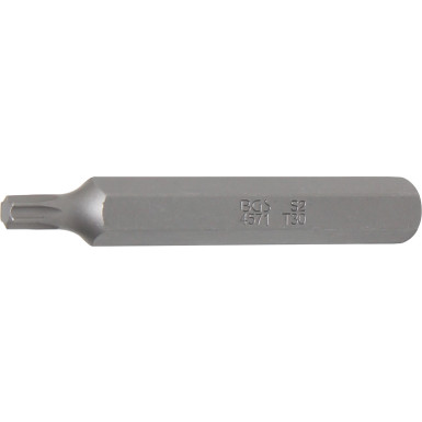 BGS Bit | Länge 75 mm | Antrieb Außensechskant 10 mm (3/8"""") | T-Profil (für Torx) T30 | 4571