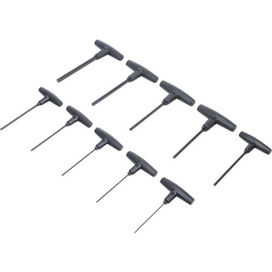 BGS Schraubendreher-Satz mit T-Griff | Innensechskant 2 - 10 mm | 10-tlg | 791
