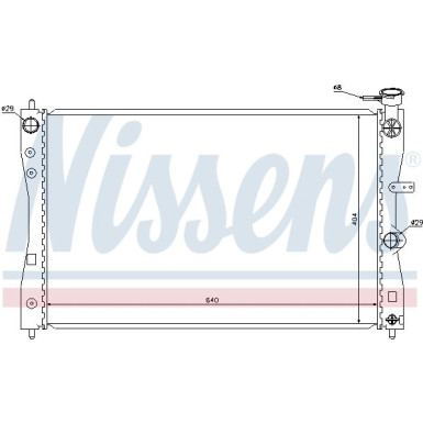 Wasserkühler PKW | MITSUBISHI COLT 1.1-1.5 04 | 68183