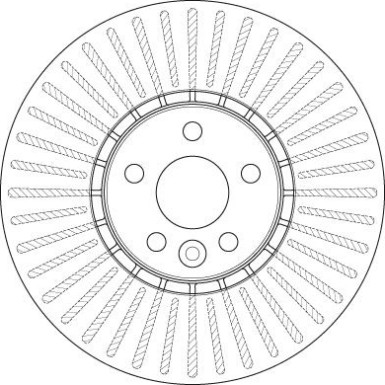 Bremsscheibe Volvo P. Xc60 08 TRW SINGLE DF6472S