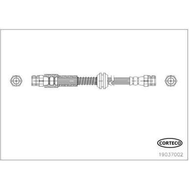 CORTECO Bremsschlauch 19037002