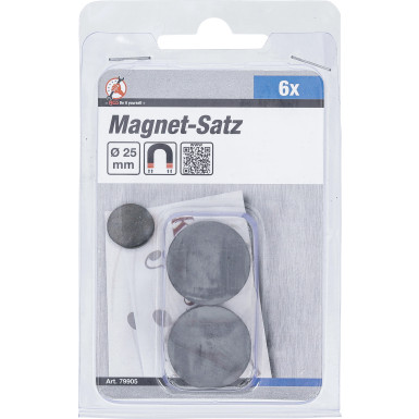 BGS Magnet-Satz Keramik Ø 25 mm 6-tlg BGS Do it yourself 79905