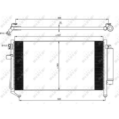 Kondensator, Klimaanlage EASY FIT 35869