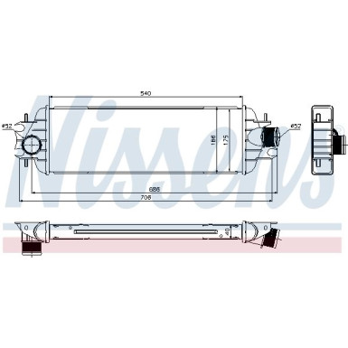 Ladeluftkühler PKW RENAULT TRAFIC 2.5 dCi 02 FIRST FIT 96775