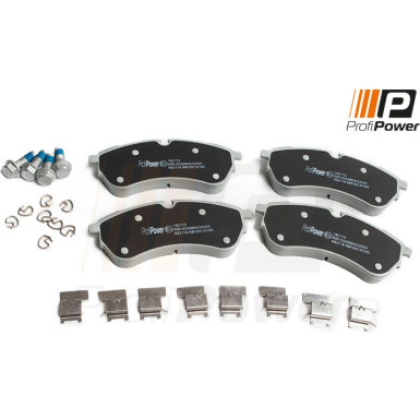 PROFIPOWER Bremsbelagsatz, Scheibenbremse 1B2172