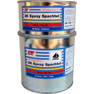 STC 2K Epoxy Spachtel (Bootsspachtel) SET 4,5 kg / 3 L | 7576 STC 2K Epoxy Spachtel (Bootsspachtel) SET 4,5 kg / 3 L | 7576