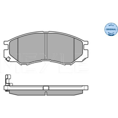 Bremsbelagsatz Mitsubishi P. Pajero 94- Mit Sensor | 025 232 9015/W