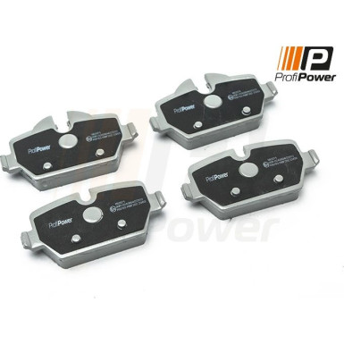 PROFIPOWER Bremsbelagsatz, Scheibenbremse 1B2071