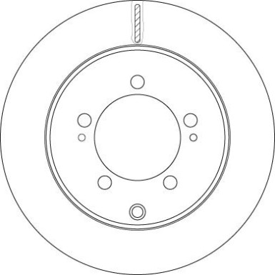 TRW Bremsscheibe | DF6274