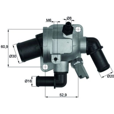 Integralthermostat | FIAT Punto/CorsaD 1.3CDTI 10.05 | TI 173 88