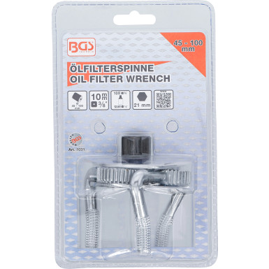 BGS Ölfilterspinne, 3-armig | für Ölfilter Ø 60 - 100 mm | 1031