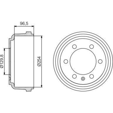 Bremstrommel | IVECO Daily 2 89-09 | 0 986 477 218 Bremstrommel | IVECO Daily 2 89-09 | 0 986 477 218