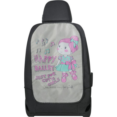 Rückenlehnenschutz Ballet Doll | ca.62x40cm rosa | 26174 Rückenlehnenschutz Ballet Doll | ca.62x40cm rosa | 26174