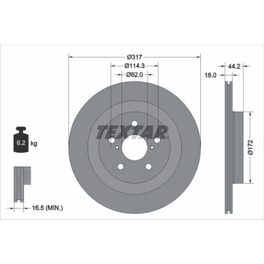 Bremsscheibe | 92343103