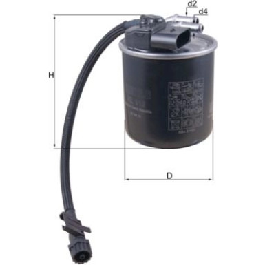 MAHLE Kraftstofffilter | KL 912