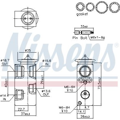 Expansionsventil Mercedes SL 12 FIRST FIT 999389