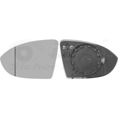 Aussenspiegelglas li. bhz VW Sportsvan asphärisch OE 510857521 HAGUS
