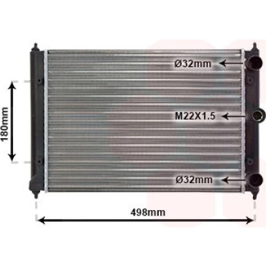 VAN WEZEL Kühler, Motorkühlung 58002092 VAN WEZEL Kühler, Motorkühlung 58002092