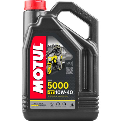 Motul 5000 Road 4T MA2 10W-40 4 Liter 5000 10W-40 4T 104056