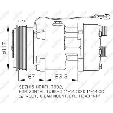 Kompressor, Klimaanlage | 32779