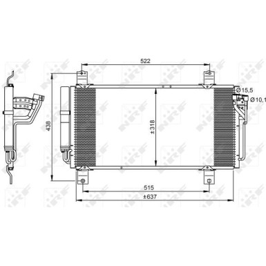 Kondensator, Klimaanlage EASY FIT 35949