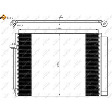 Kondensator, Klimaanlage EASY FIT 35906