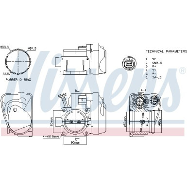 NISSENS Drosselklappenstutzen 955139 FIRST FIT