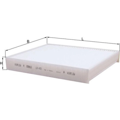 MAHLE Filter, Innenraumluft LA 472