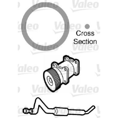 Dichtung, Kühlmittelrohrleitung | 509736