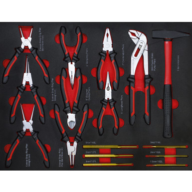 BGS Werkstattwagen 6 Schubladen 1 Seitentür mit 158 Werkzeugen BGS Do it yourself 6055