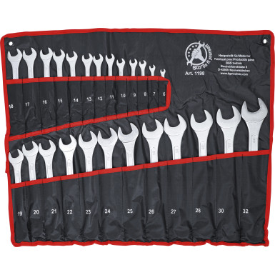 BGS Maul-Ringschlüssel-Satz SW 6 - 32 mm 25-tlg BGS Do it yourself 1198