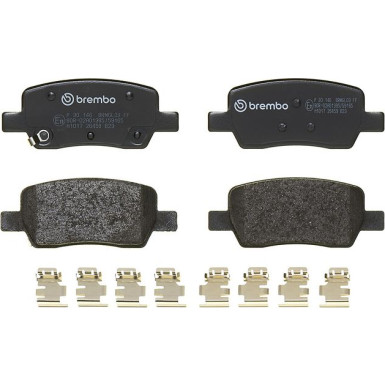 BREMBO Bremsbelagsatz, Scheibenbremse BREMBO Bremsbelagsatz, Scheibenbremse