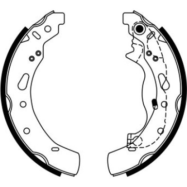 0 986 487 767 Bremsbackensatz